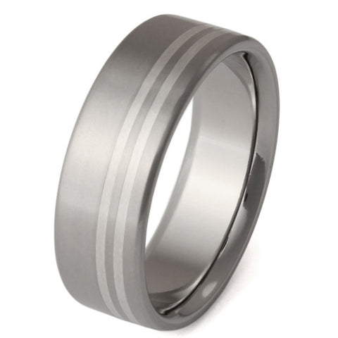 Silver Titanium Ring - sv3