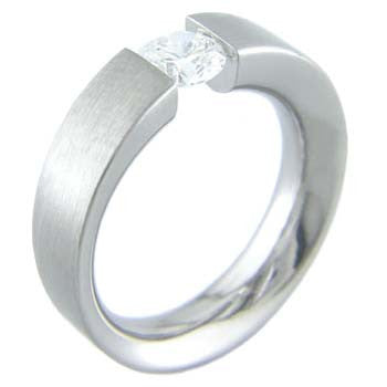 ellipsoid Titanium Wedding and Engagement Rings