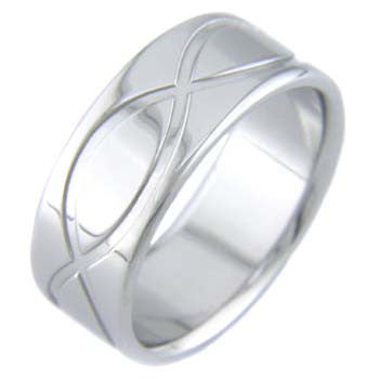 Boone Titanium Ring - Infinity Flat