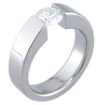venus flat Titanium Wedding and Engagement Rings