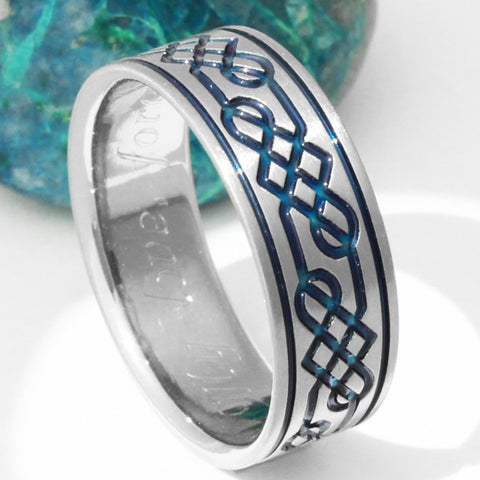 titanium irish celtic promise rings ck55 Titanium Wedding and Engagement Rings