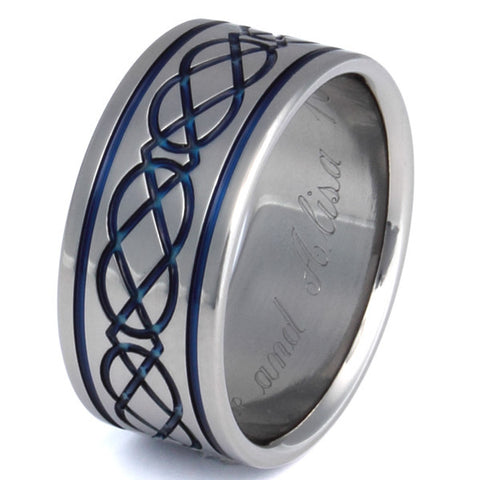 titanium irish celtic wedding rings ck6 Titanium Wedding and Engagement Rings