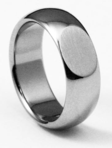 Unique Titanium Wedding Ring class of 22