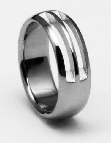 Unique Designer Titanium Wedding Ring laforge 