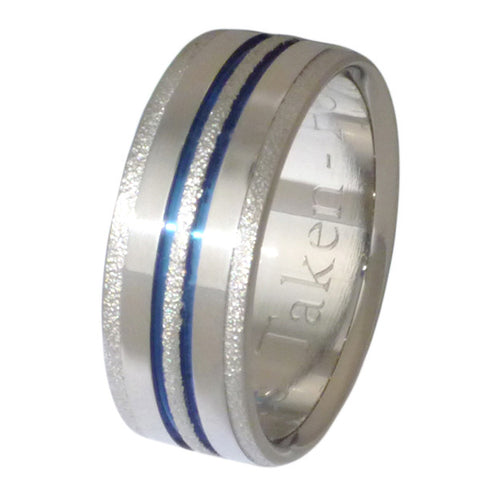 dazzling frost titanium wedding ring f20 Titanium Wedding and Engagement Rings