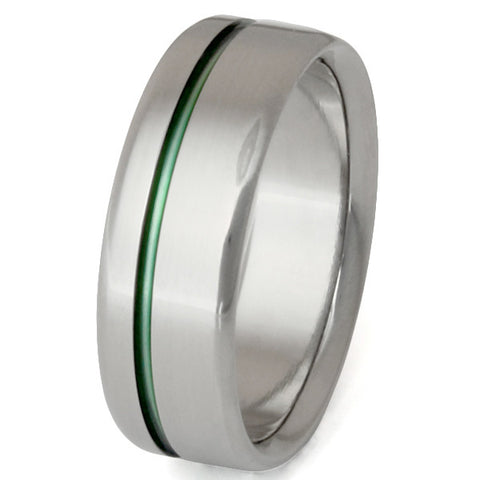 titanium ring go green n35 Titanium Wedding and Engagement Rings