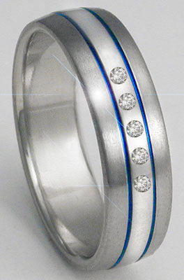 titanium diamond wedding ring s57 Titanium Wedding and Engagement Rings
