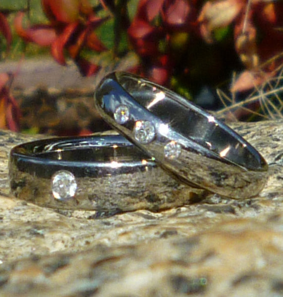 Titanium moissanite 2025 engagement rings