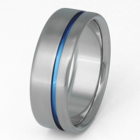 The Original Thin Blue Line Titanium Ring b2