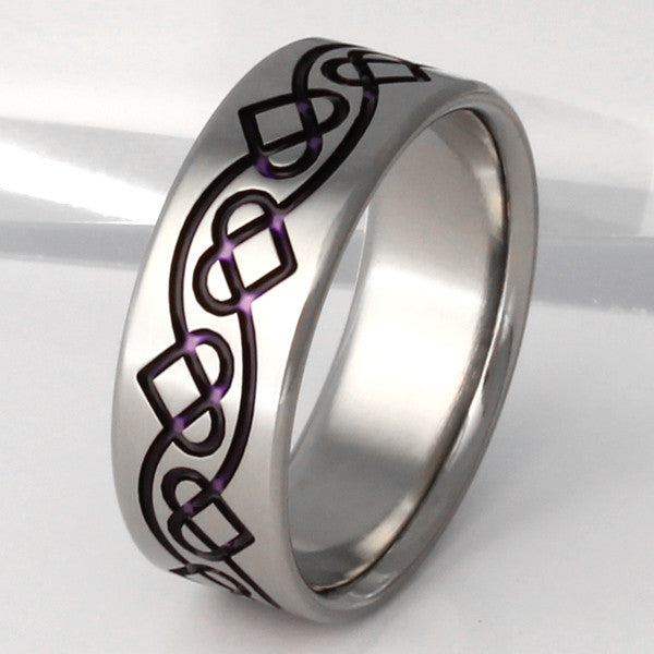 Irish Celtic Titanium Ring ck35