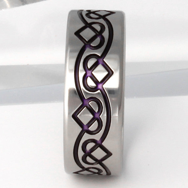 Irish Celtic Titanium Ring ck35