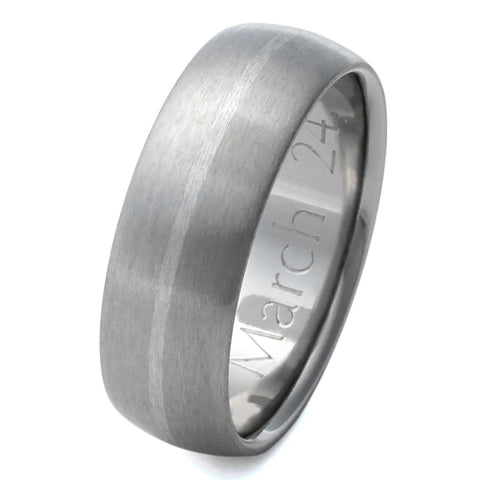 Platinum Titanium Wedding Ring p4