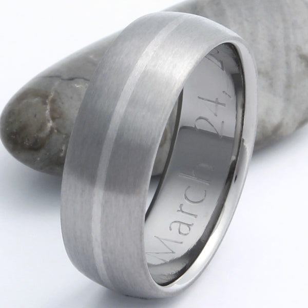 Platinum Titanium Wedding Ring p4