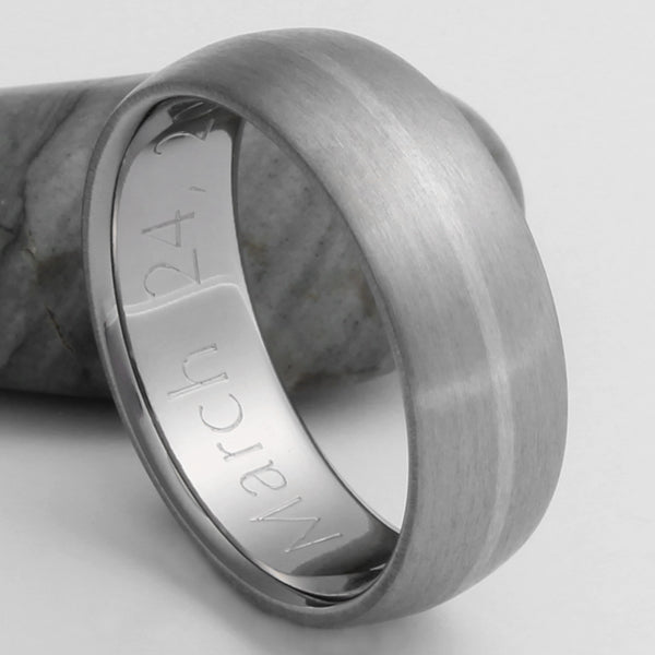 Platinum Titanium Wedding Ring p4