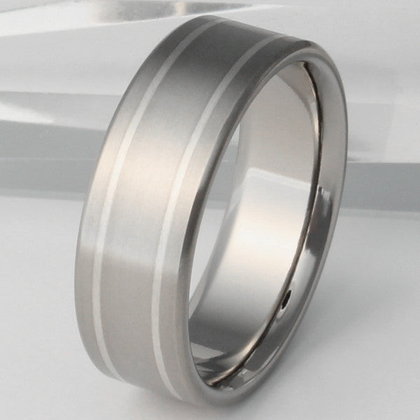 Silver Titanium Ring - sv2