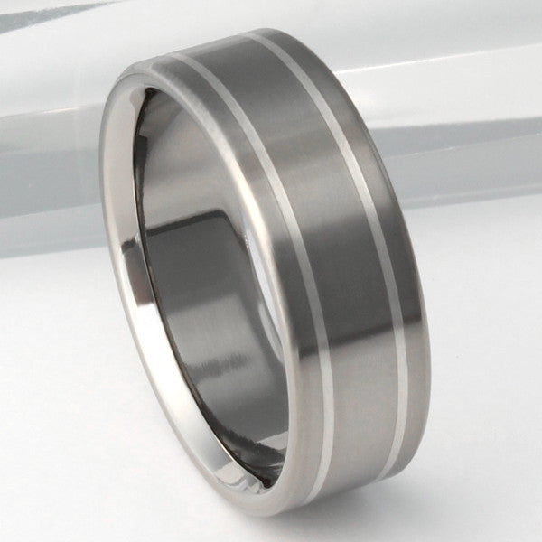 Silver Titanium Ring - sv2