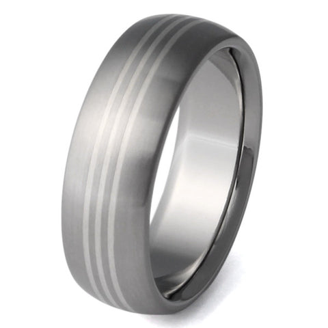 Silver Titanium Ring - sv6