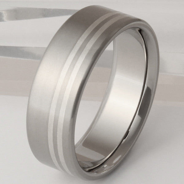 Silver Titanium Ring - sv3