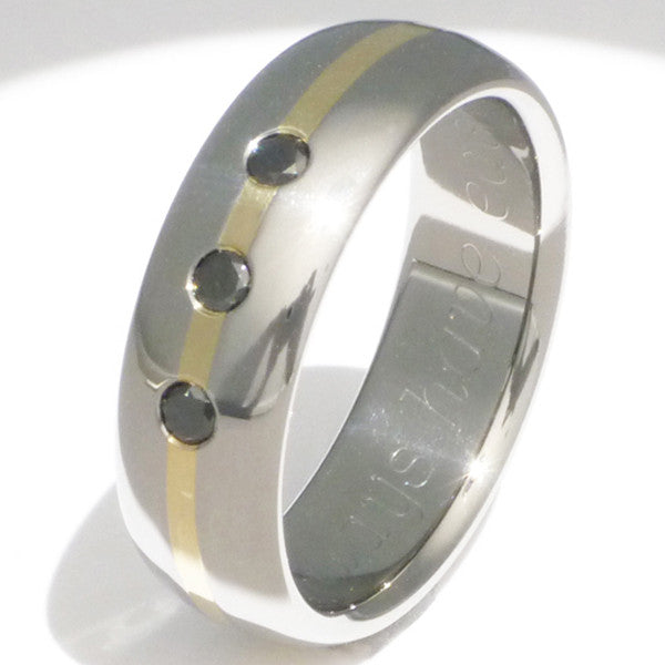 black diamond wedding band bd20 Titanium Wedding and Engagement Rings