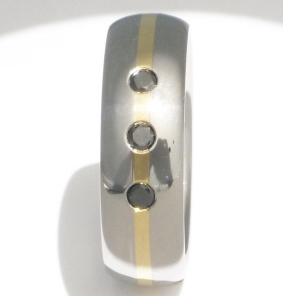 black diamond wedding band bd20 Titanium Wedding and Engagement Rings