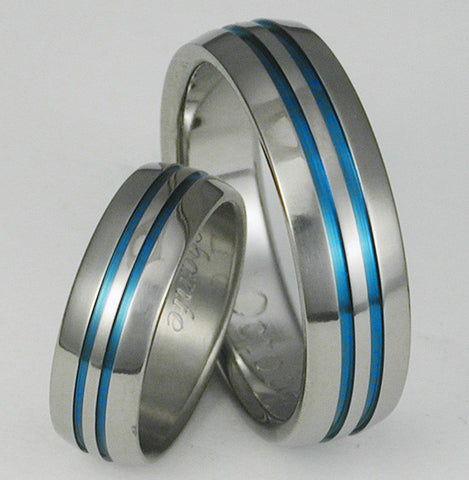 matching titanium wedding band set stb1 Titanium Wedding and Engagement Rings