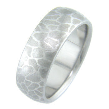 Boone Titanium Mokumanium™ Ring - Giraffe