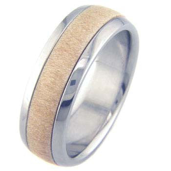birch Titanium Wedding and Engagement Rings