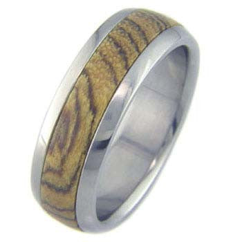 bocote Titanium Wedding and Engagement Rings