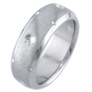 Boone Titanium Rings - Dots