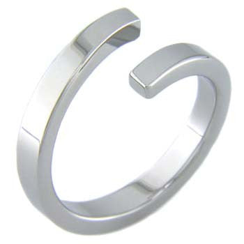 Boone Titanium Ring - Helix Spiral