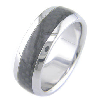Boone Carbon Fiber Titanium Ring