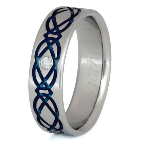 titanium irish celtic wedding rings ck45 Titanium Wedding and Engagement Rings