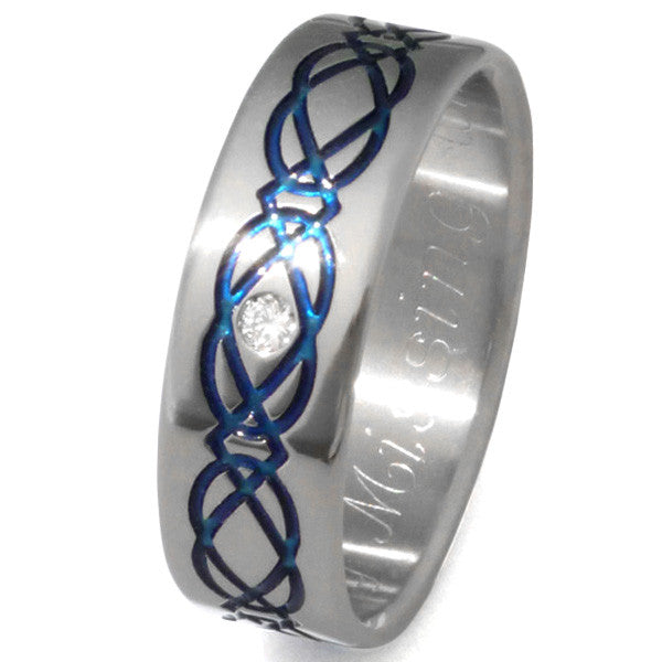 titanium irish celtic wedding rings ck45 Titanium Wedding and Engagement Rings