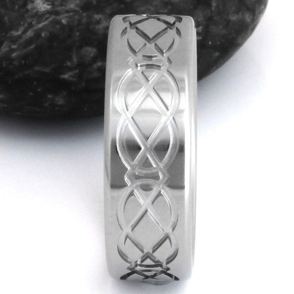 titanium irish celtic promise ring ck1 Titanium Wedding and Engagement Rings