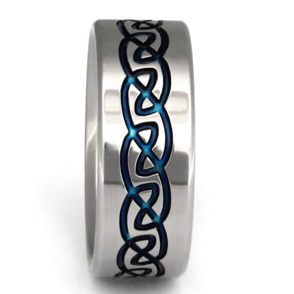 titanium irish celtic promise ring ck10 Titanium Wedding and Engagement Rings