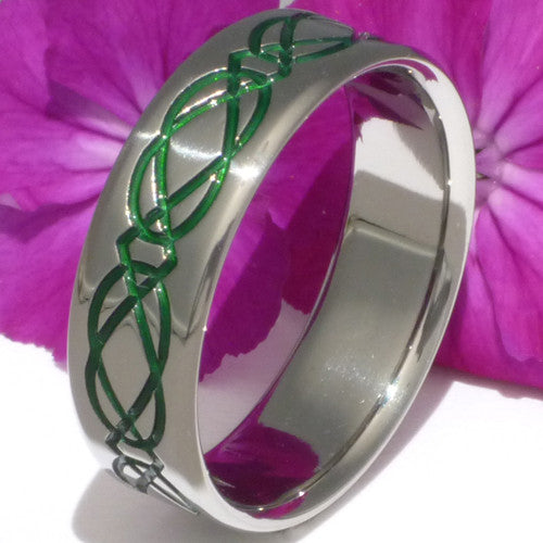 titanium irish celtic promise ring ck19 Titanium Wedding and Engagement Rings
