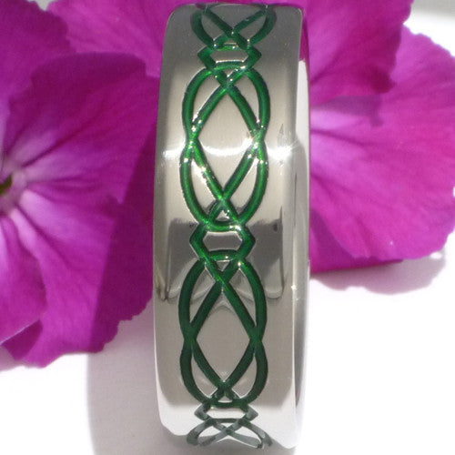 titanium irish celtic promise ring ck19 Titanium Wedding and Engagement Rings