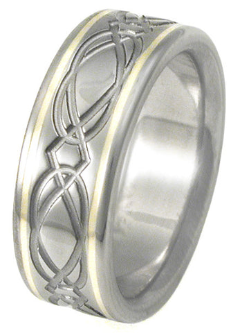 titanium irish celtic wedding rings ck23 Titanium Wedding and Engagement Rings