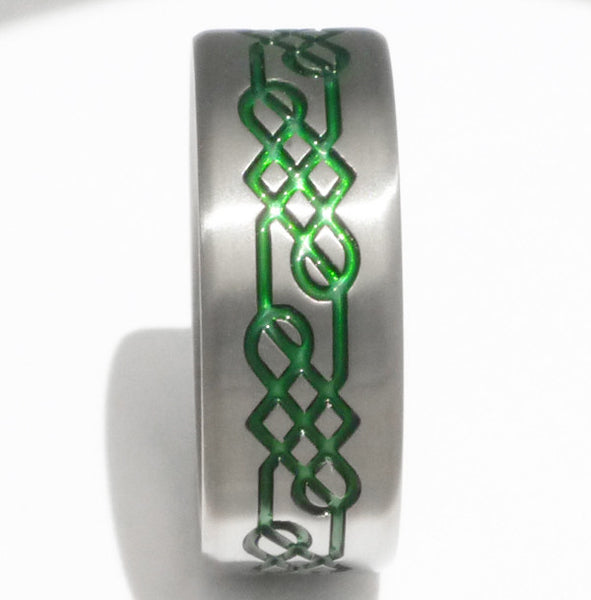 titanium irish celtic promise ring ck33 Titanium Wedding and Engagement Rings