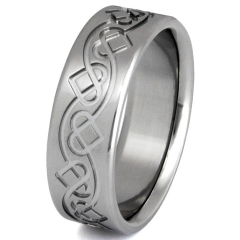 irish celtic titanium ring ck35 Titanium Wedding and Engagement Rings