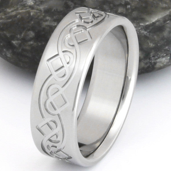 irish celtic titanium ring ck35 Titanium Wedding and Engagement Rings