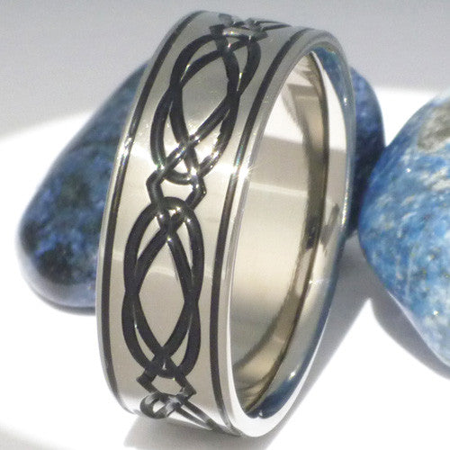 titanium irish celtic promise rings ck36 Titanium Wedding and Engagement Rings