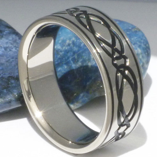 titanium irish celtic promise rings ck36 Titanium Wedding and Engagement Rings