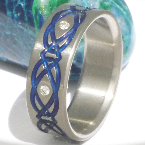 titanium irish celtic wedding rings ck43 Titanium Wedding and Engagement Rings