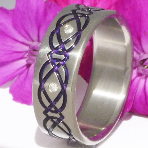 titanium irish celtic wedding rings ck43 Titanium Wedding and Engagement Rings