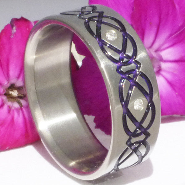 titanium irish celtic wedding rings ck43 Titanium Wedding and Engagement Rings