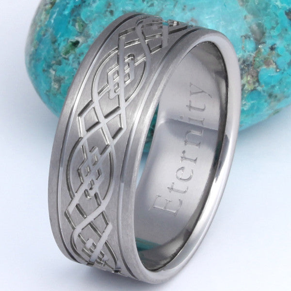 titanium irish celtic wedding rings ck52 Titanium Wedding and Engagement Rings