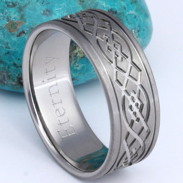titanium irish celtic wedding rings ck52 Titanium Wedding and Engagement Rings