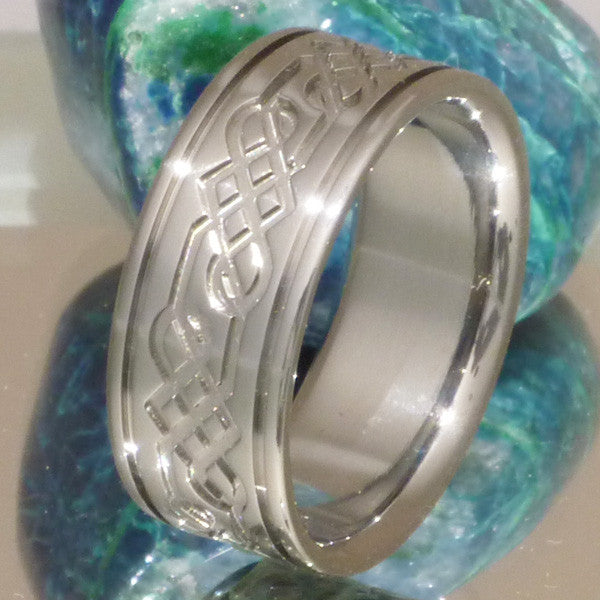 titanium irish celtic wedding rings ck53 Titanium Wedding and Engagement Rings
