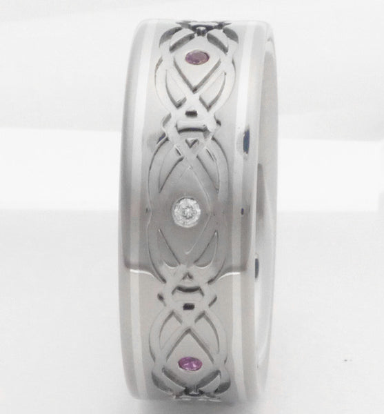 titanium irish celtic wedding ring ck66 Titanium Wedding and Engagement Rings